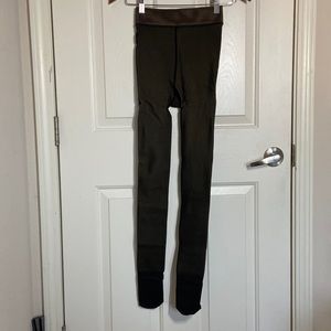 Black fleece lined tights